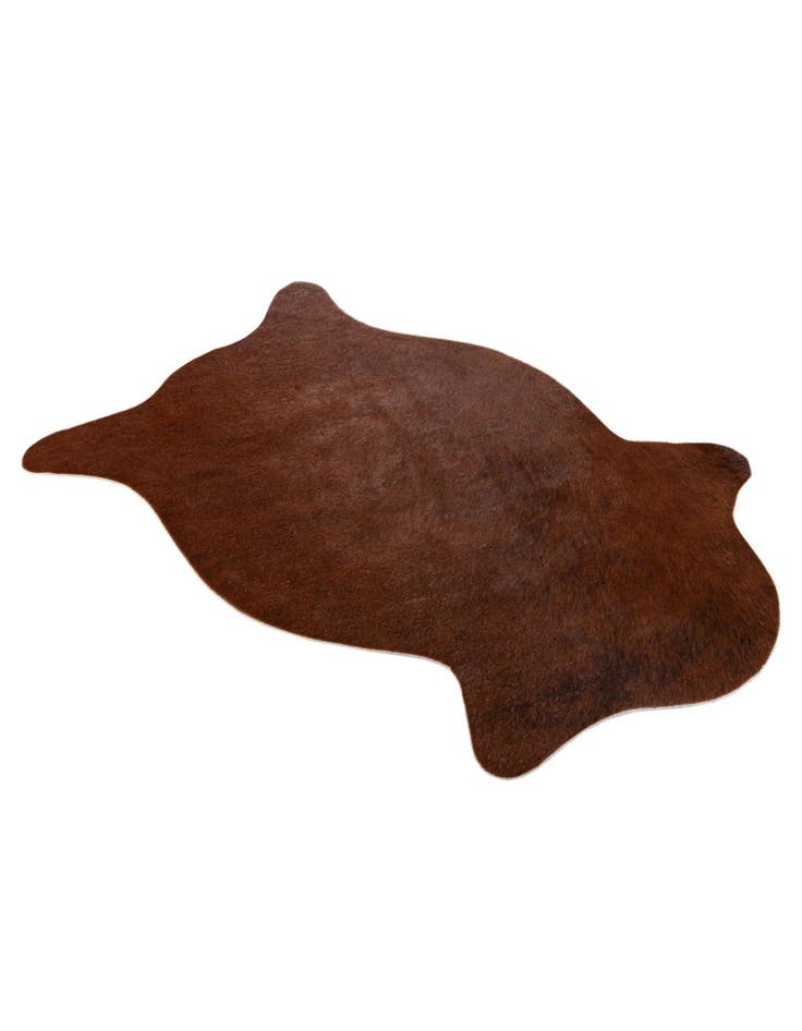 Detail image of 1' 8 x 2' 6 Cowhide Leather Rug