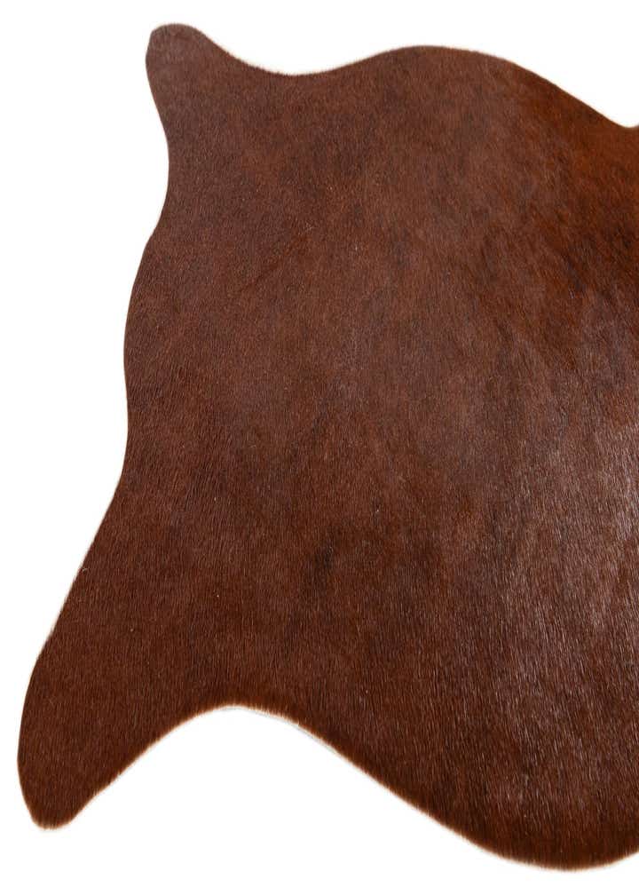 1' 8 x 2' 6 Cowhide Leather Rug