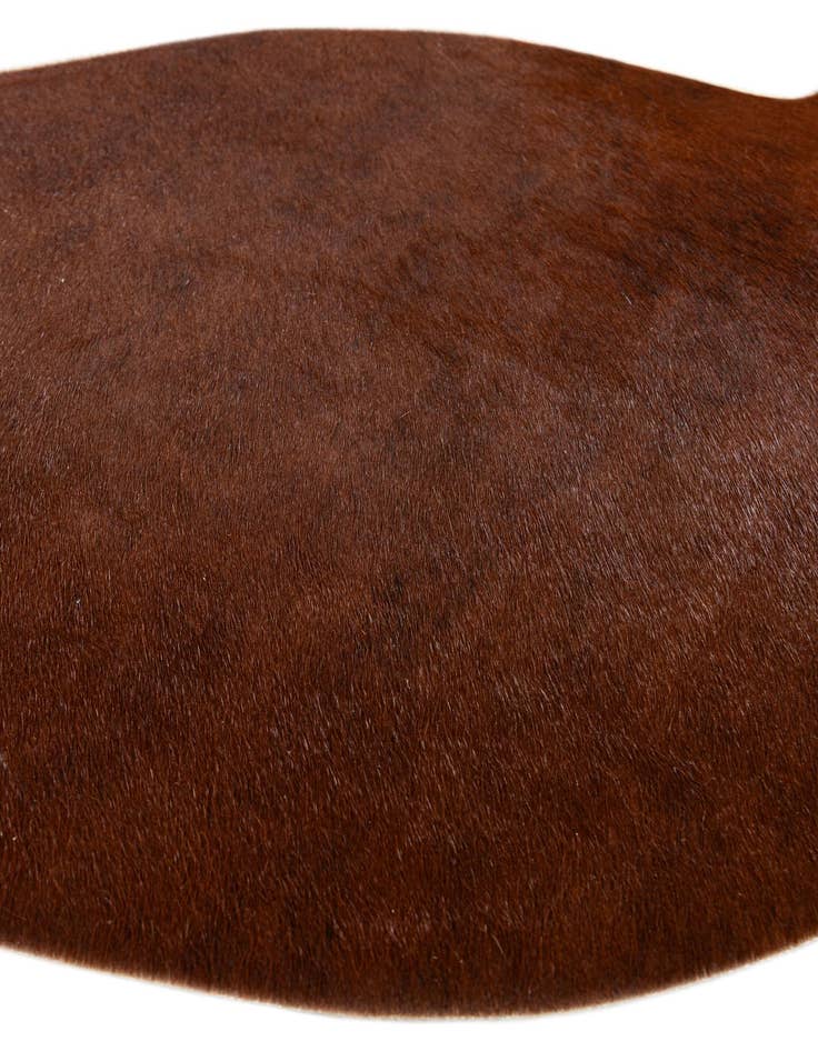Detail image of 1' 8 x 2' 6 Cowhide Leather Rug