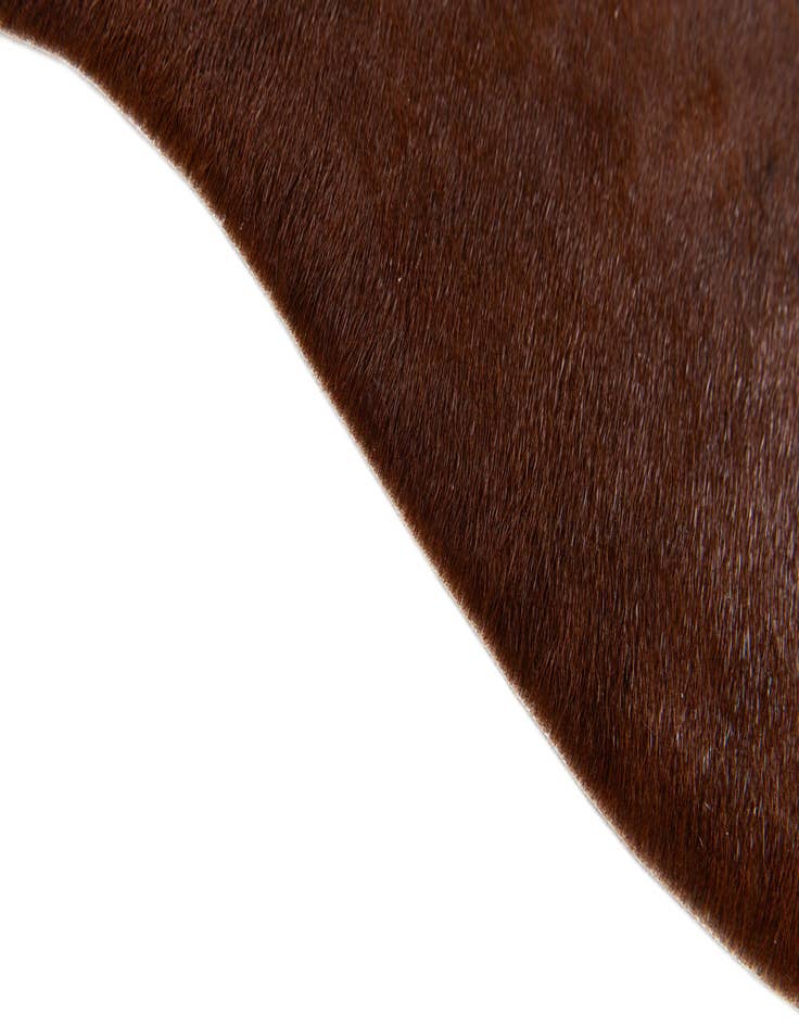 Detail image of 1' 8 x 2' 6 Cowhide Leather Rug