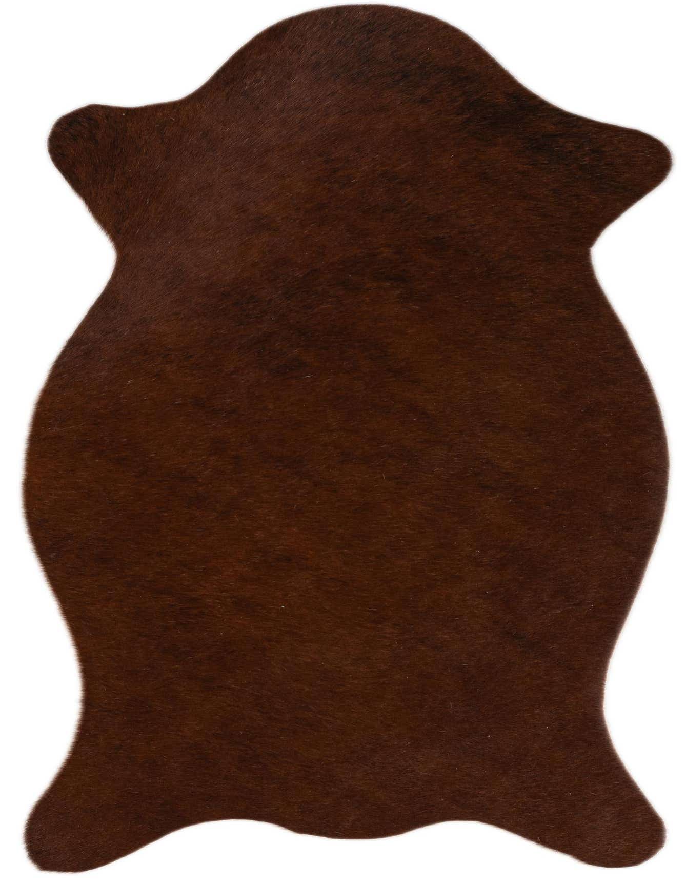 1' 8 x 2' 6 Cowhide Leather Rug