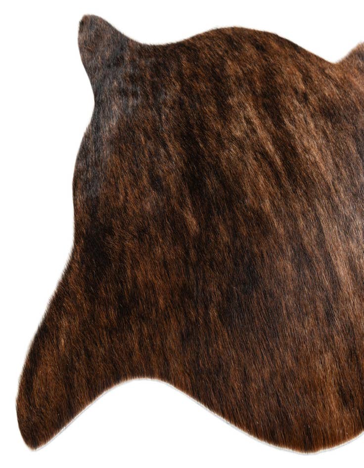 Detail image of 1' 6 x 2' 5 Cowhide Leather Rug