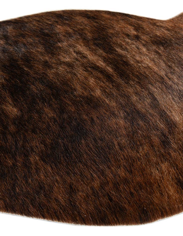 Detail image of 1' 6 x 2' 5 Cowhide Leather Rug