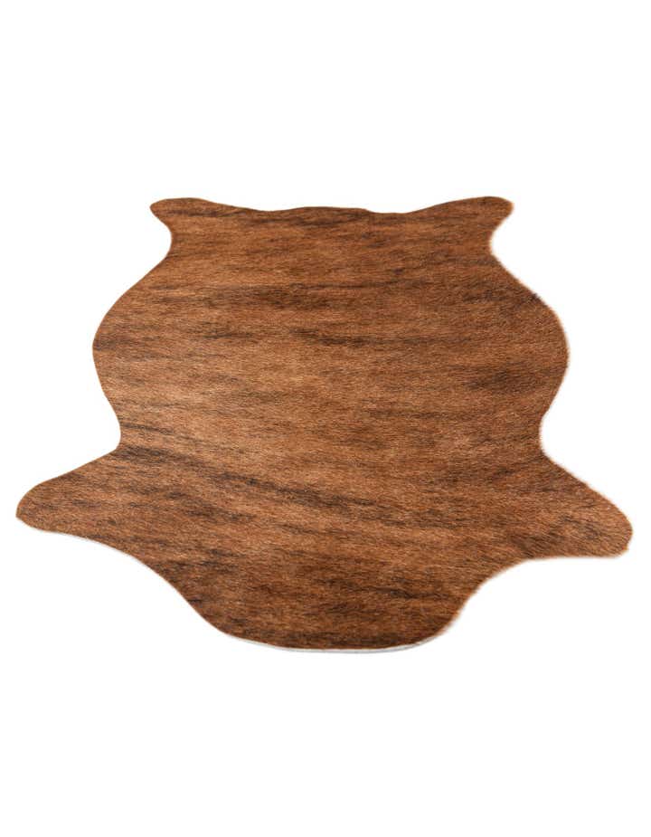 1' 5 x 2' 5 Cowhide Leather Rug