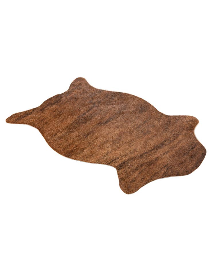 Detail image of 1' 5 x 2' 5 Cowhide Leather Rug