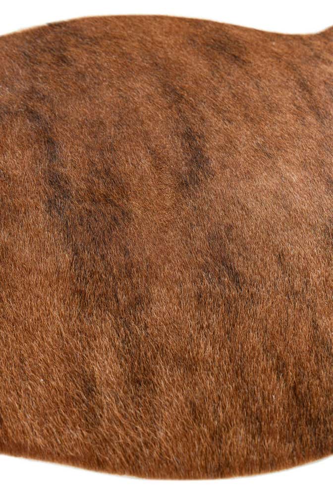 1' 5 x 2' 5 Cowhide Leather Rug