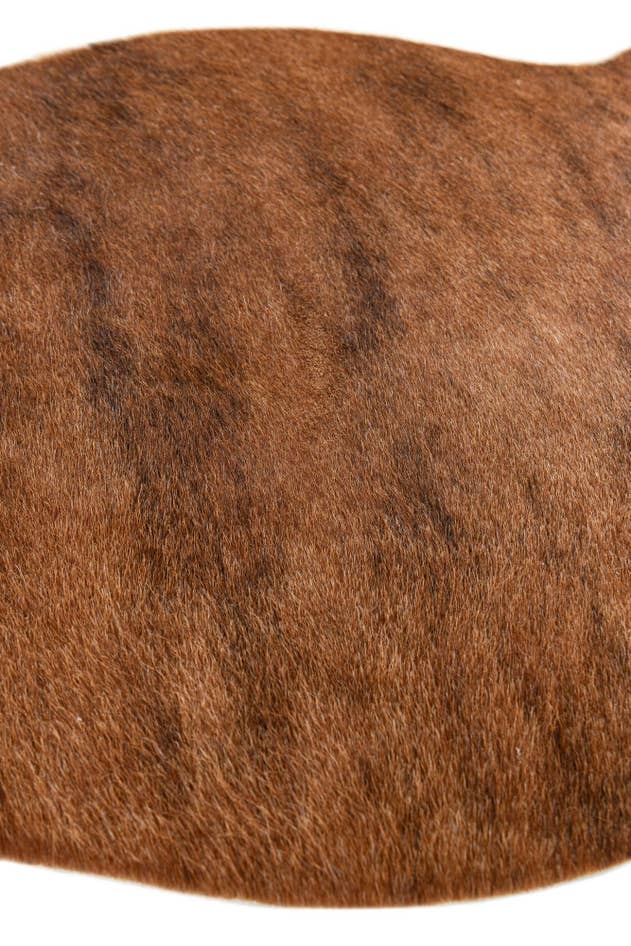 Detail image of 1' 5 x 2' 5 Cowhide Leather Rug