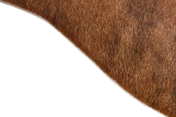 1' 5 x 2' 5 Cowhide Leather Rug