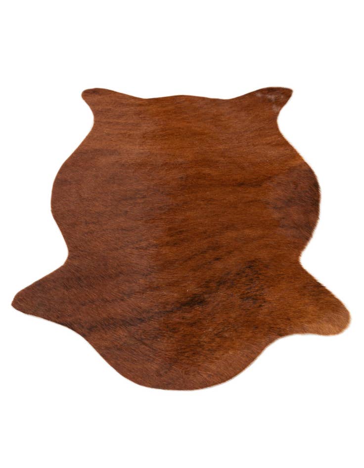 Detail image of 1' 8 x 2' 5 Cowhide Leather Rug