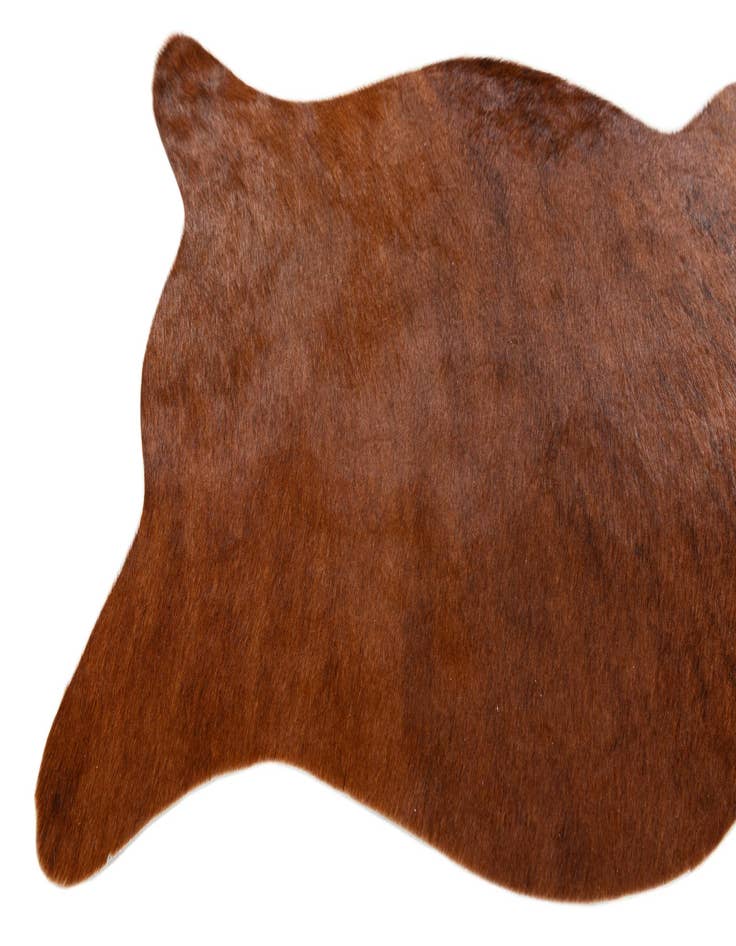 Detail image of 1' 8 x 2' 5 Cowhide Leather Rug