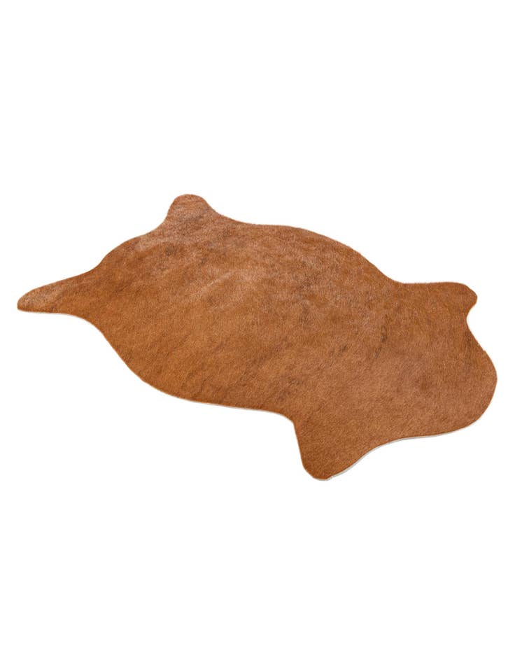 Detail image of 1' 7 x 2' 5 Cowhide Leather Rug