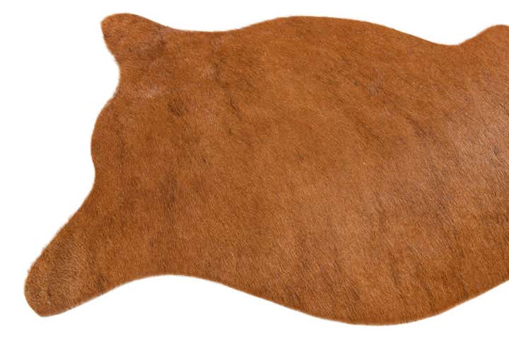 1' 7 x 2' 5 Cowhide Leather Rug
