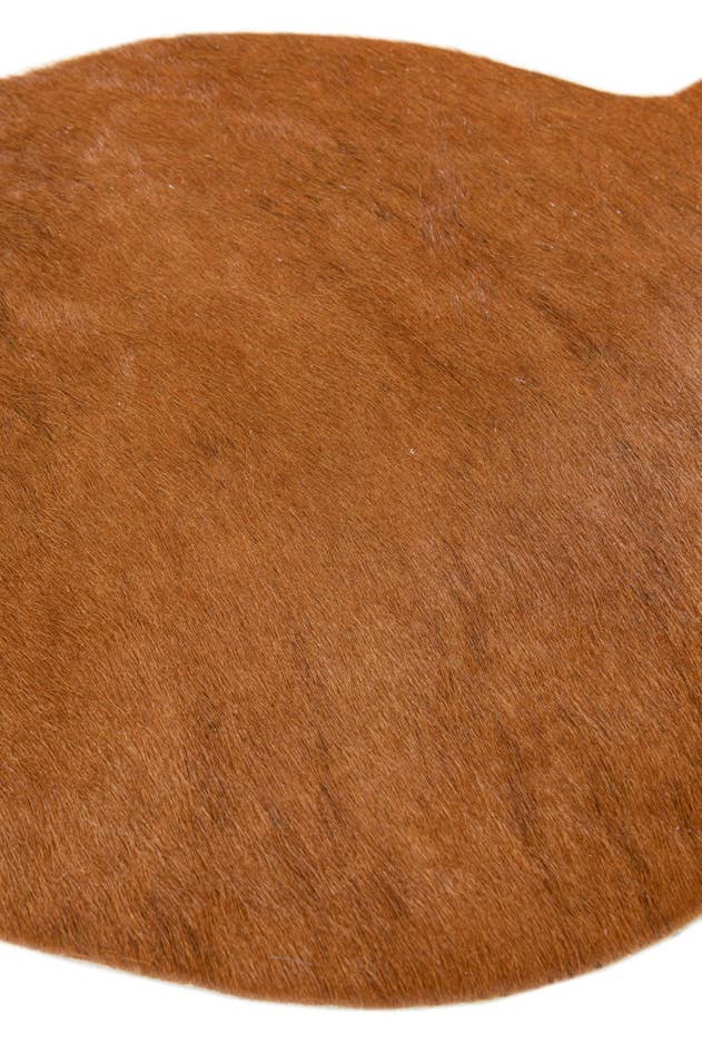 Detail image of 1' 7 x 2' 5 Cowhide Leather Rug