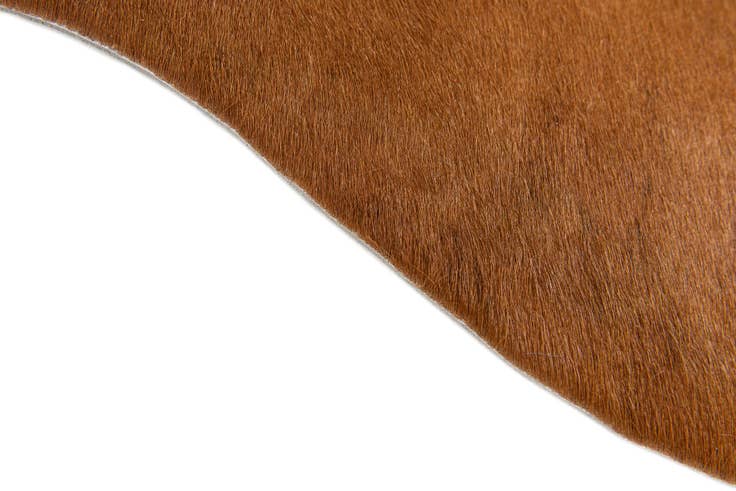 Detail image of 1' 7 x 2' 5 Cowhide Leather Rug