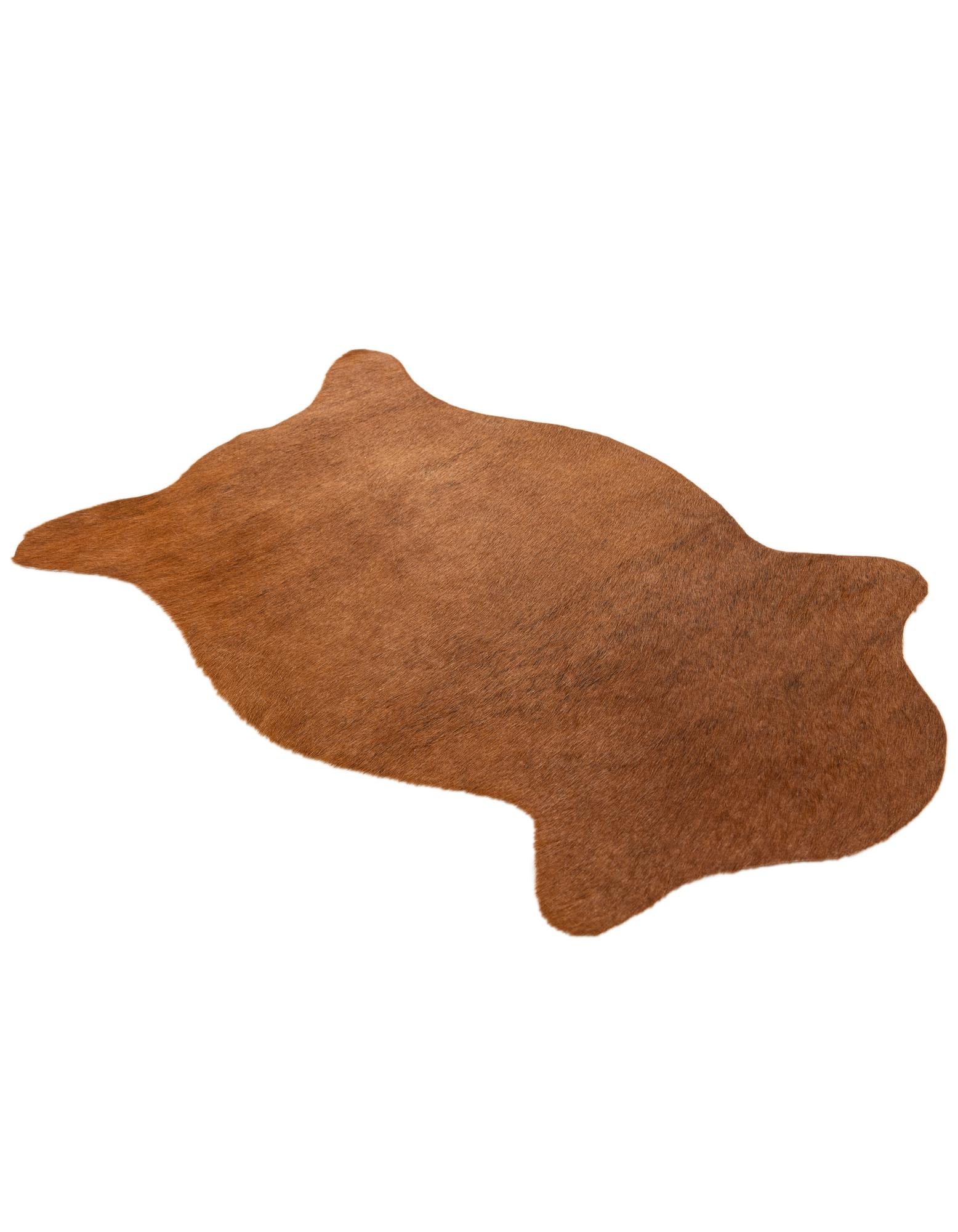 50cm x 75cm Cowhide Leather Alfombra