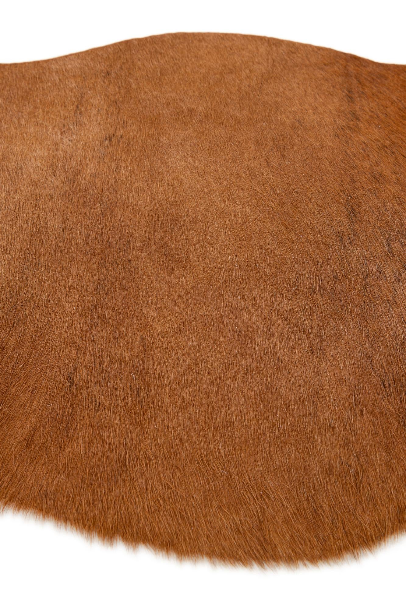 50cm x 75cm Cowhide Leather Alfombra