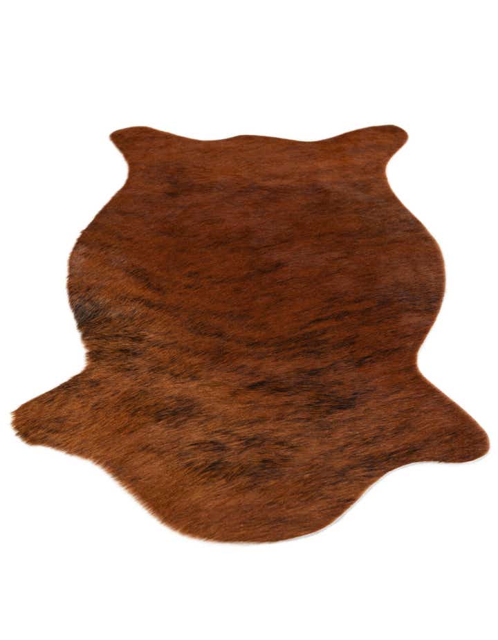 1' 8 x 2' 6 Cowhide Leather Rug