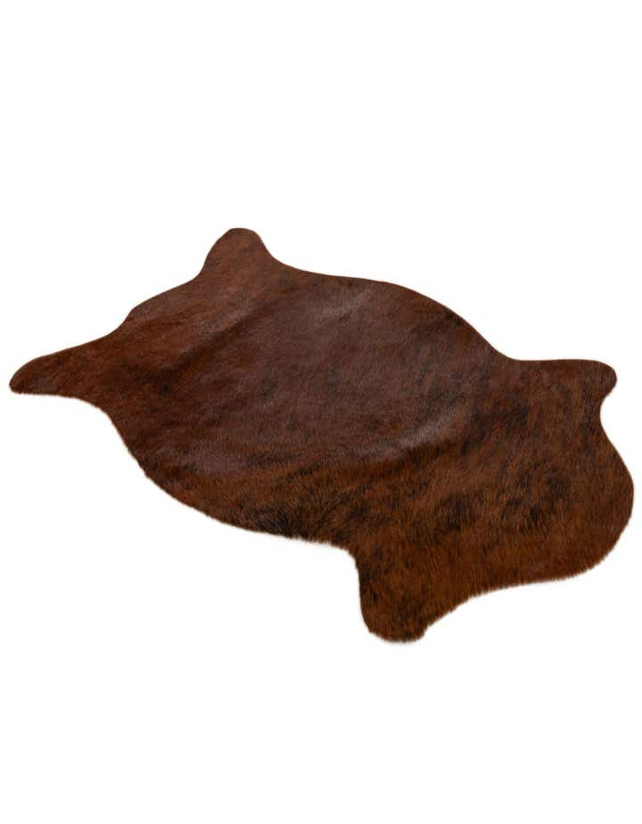 1' 8 x 2' 6 Cowhide Leather Rug