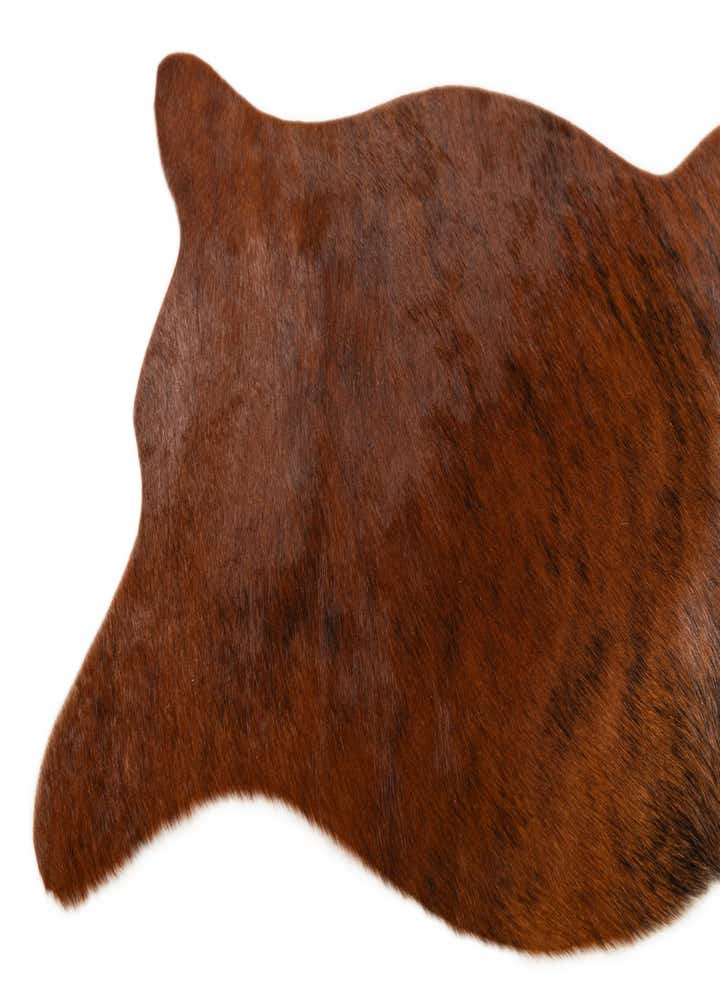 1' 8 x 2' 6 Cowhide Leather Rug