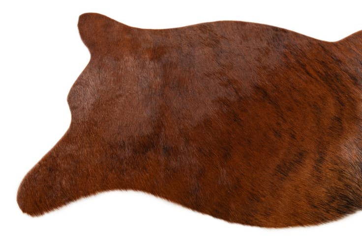 Detail image of 1' 8 x 2' 6 Cowhide Leather Rug