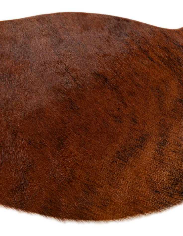 Detail image of 1' 8 x 2' 6 Cowhide Leather Rug