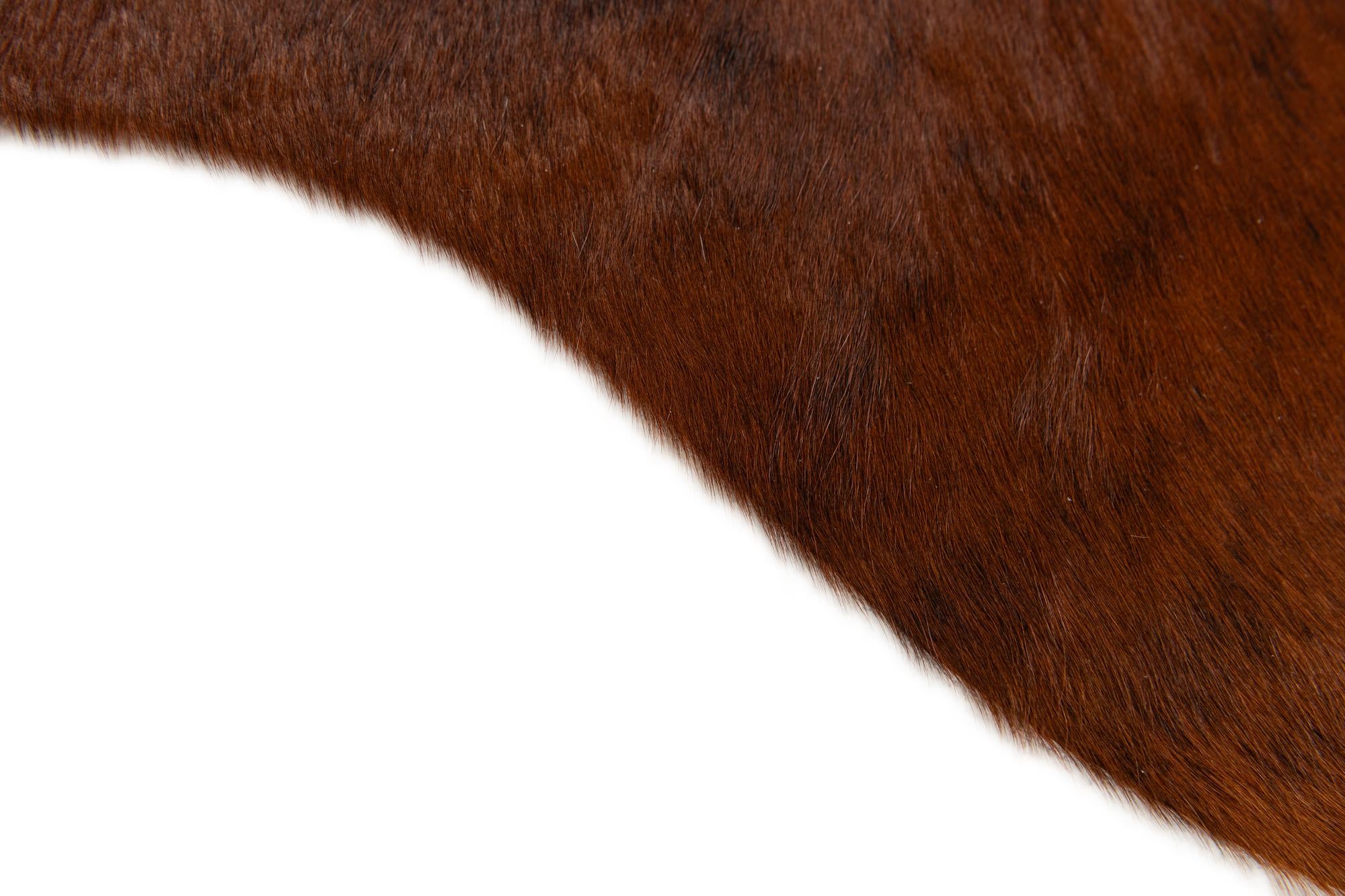 1' 8 x 2' 6 Cowhide Leather Rug