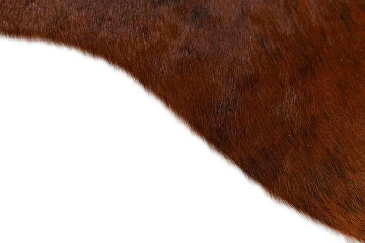 1' 8 x 2' 6 Cowhide Leather Rug
