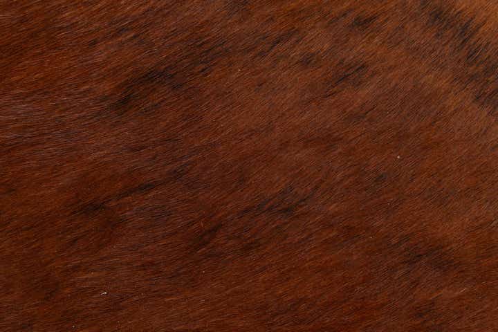 1' 8 x 2' 6 Cowhide Leather Rug