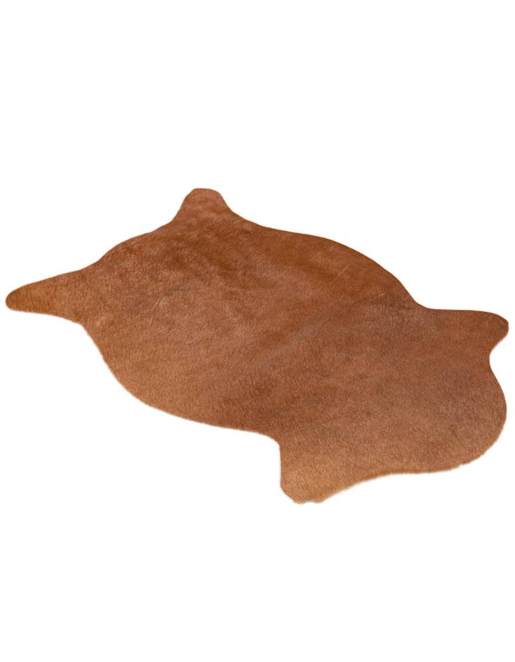 Detail image of 1' 8 x 2' 7 Cowhide Leather Rug