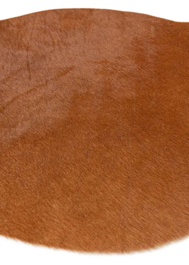 1' 8 x 2' 7 Cowhide Leather Rug