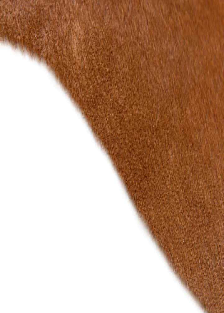 1' 8 x 2' 7 Cowhide Leather Rug