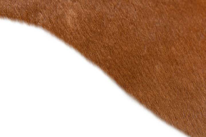 1' 8 x 2' 7 Cowhide Leather Rug