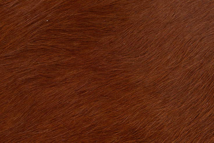 Detail image of 1' 8 x 2' 7 Cowhide Leather Rug