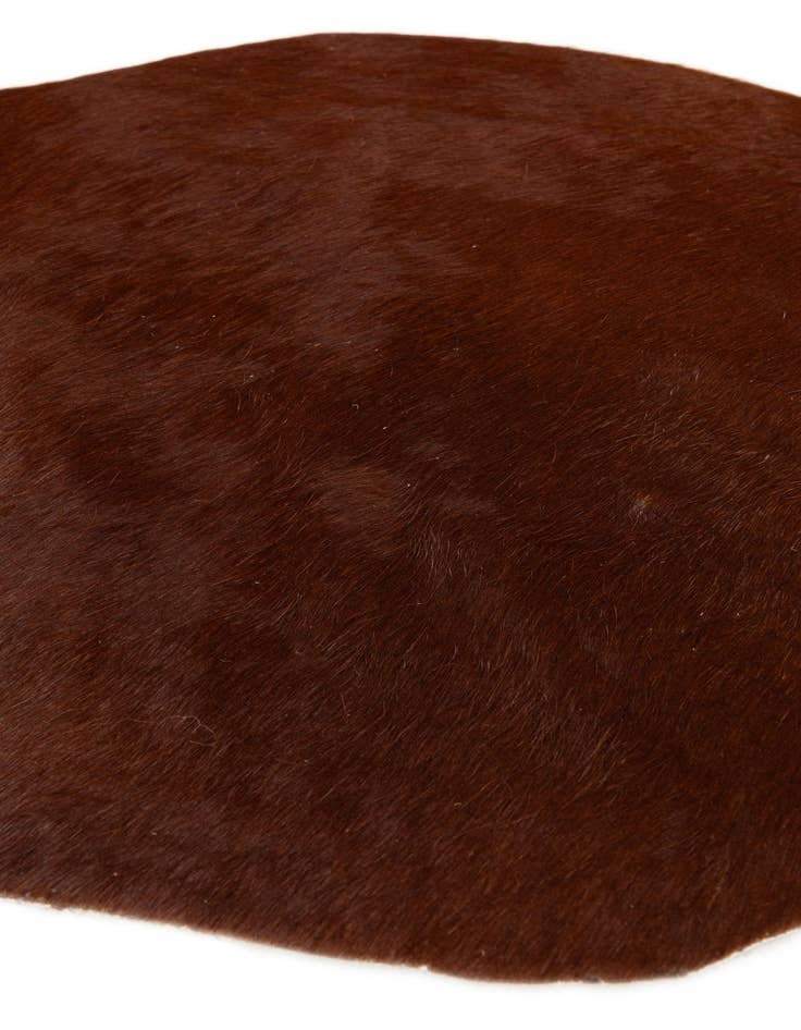Detail image of 1' 8 x 2' 7 Cowhide Leather Rug