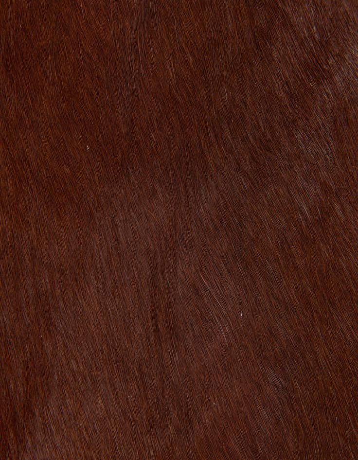 Detail image of 1' 8 x 2' 7 Cowhide Leather Rug