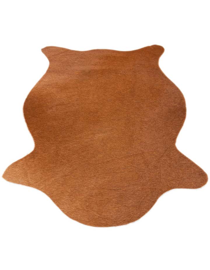 1' 8 x 2' 7 Cowhide Leather Rug