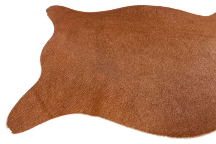 1' 8 x 2' 7 Cowhide Leather Rug