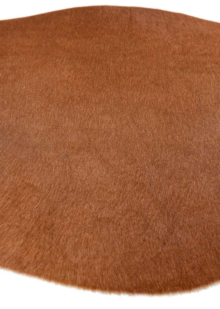 1' 8 x 2' 7 Cowhide Leather Rug