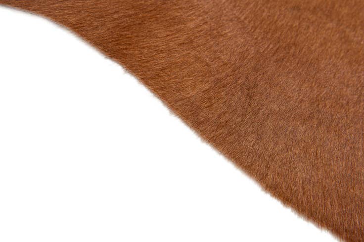 Detail image of 1' 8 x 2' 7 Cowhide Leather Rug