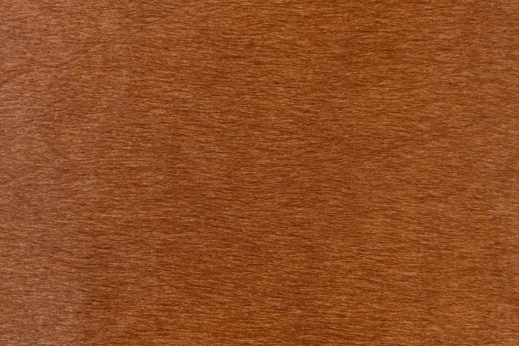 1' 8 x 2' 7 Cowhide Leather Rug