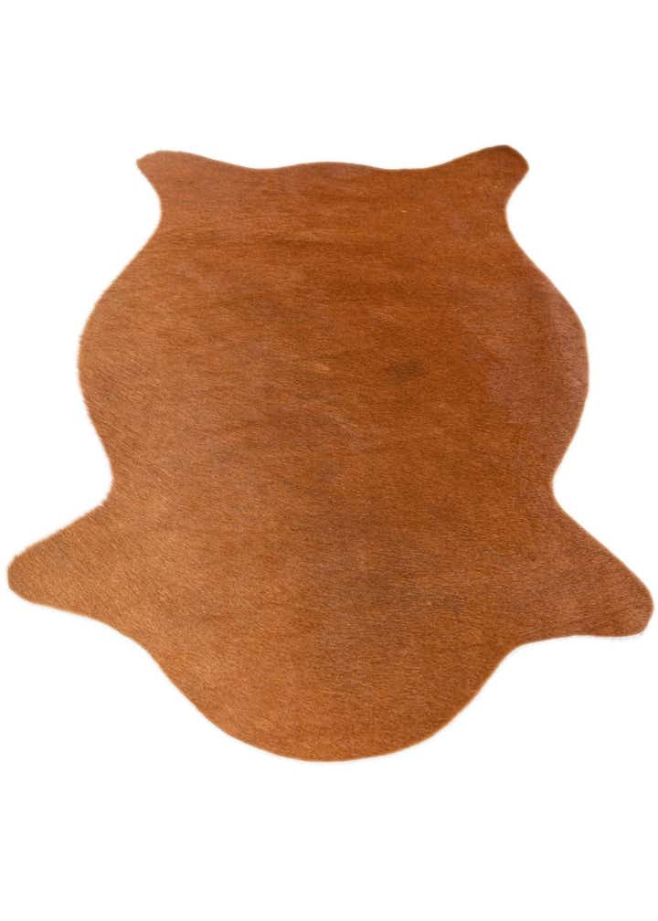1' 8 x 2' 7 Cowhide Leather Rug