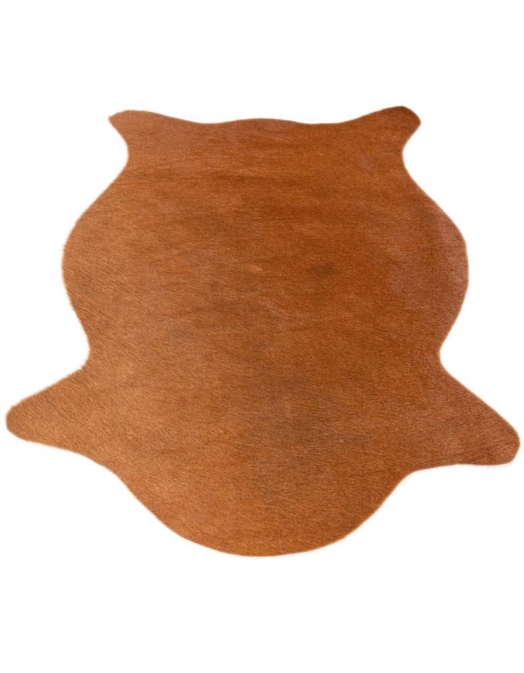 Detail image of 1' 8 x 2' 7 Cowhide Leather Rug