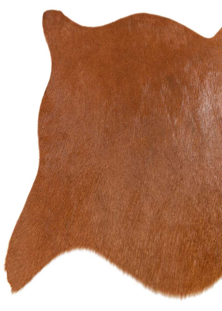 1' 8 x 2' 7 Cowhide Leather Rug