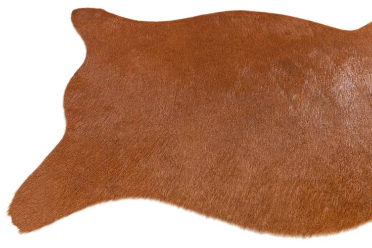 Detail image of 1' 8 x 2' 7 Cowhide Leather Rug