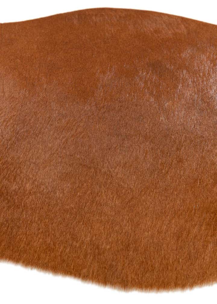 1' 8 x 2' 7 Cowhide Leather Rug