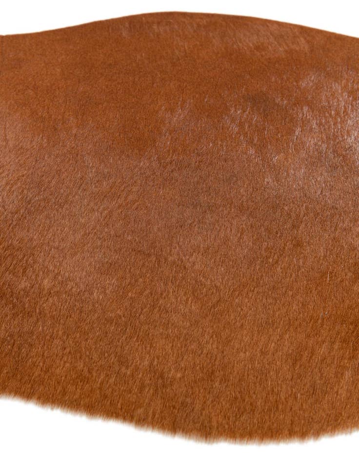 Detail image of 1' 8 x 2' 7 Cowhide Leather Rug