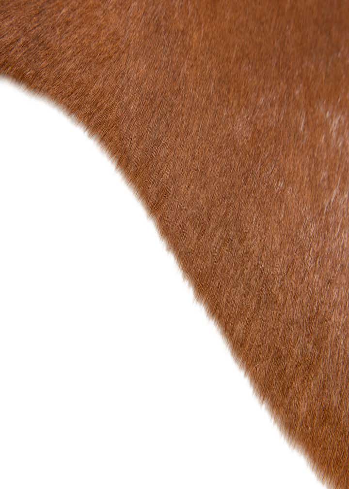 1' 8 x 2' 7 Cowhide Leather Rug
