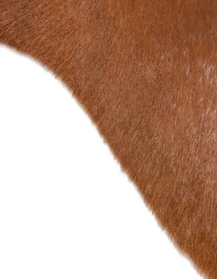 Detail image of 1' 8 x 2' 7 Cowhide Leather Rug