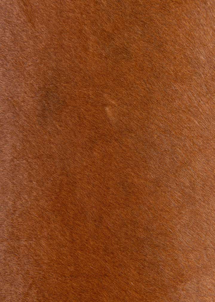 1' 8 x 2' 7 Cowhide Leather Rug