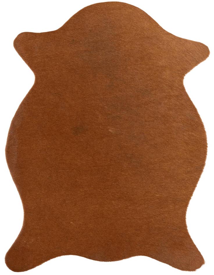 Detail image of 1' 8 x 2' 7 Cowhide Leather Rug